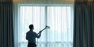 Commercial drapes cleaning service buderim hotels offices