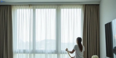 Delicate sheer drape cleaning buderim Matty Curtain Cleaning