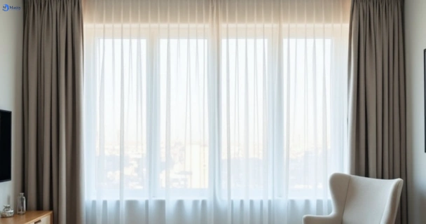 Restored vibrant drapes in buderim QLD after Matty Curtain Cleaning