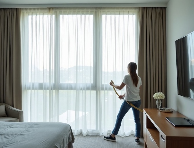 Buderim Sheer Curtain Cleaning